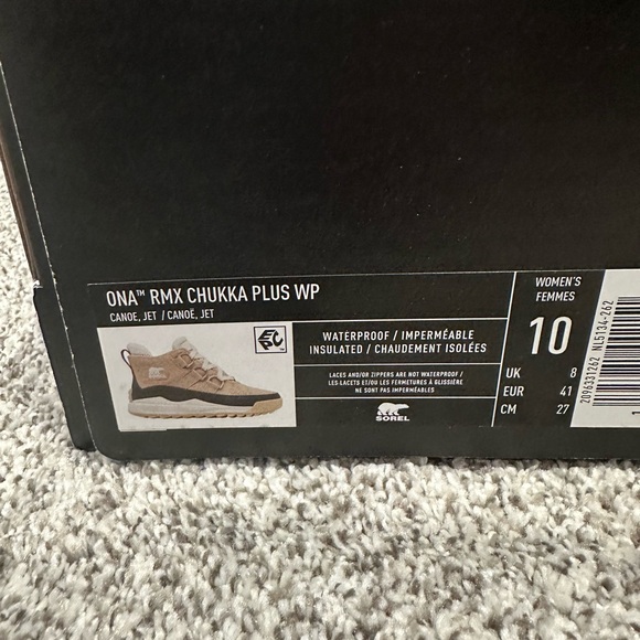 NEW - SOREL Chukka Women’s Size 10 - Canoe/Jett - Picture 6 of 7